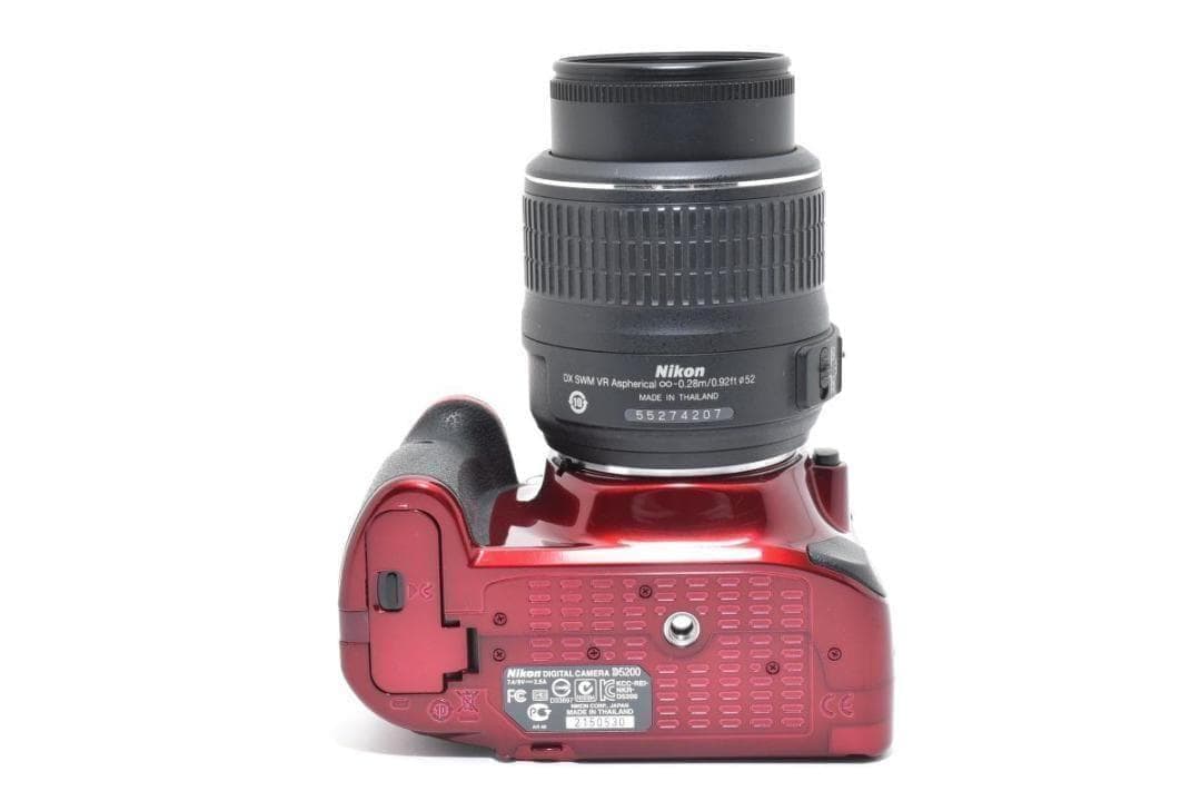 Nikon ニコン D5200 レンズキット レッド デジタル一眼レフカメラ