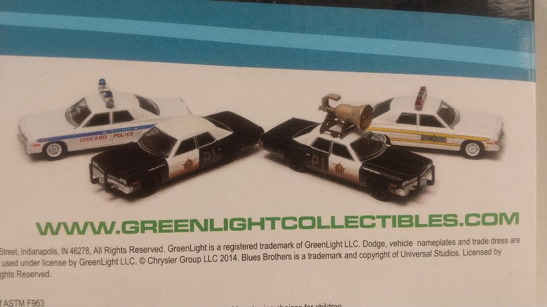 The Blues Brothers ダイキャストミニカー ４台セット