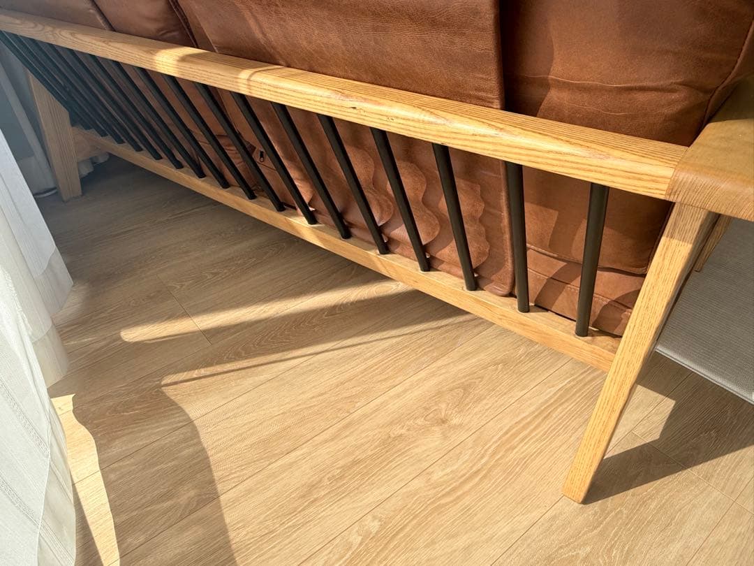 関家具　ダーマⅡ 2人掛けソファ スーパーレザーテックス