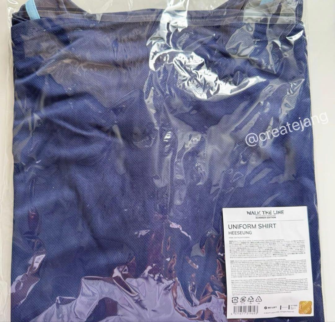 ENHYPEN ユニフォーム シャツ ヒスン トレカ付き ポップアップ