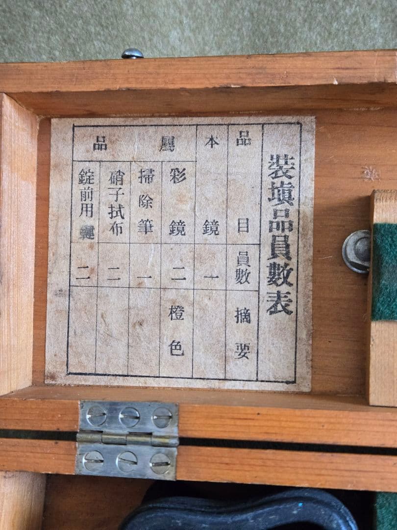 日本陸軍　94式37mm砲用照準器　箱付き