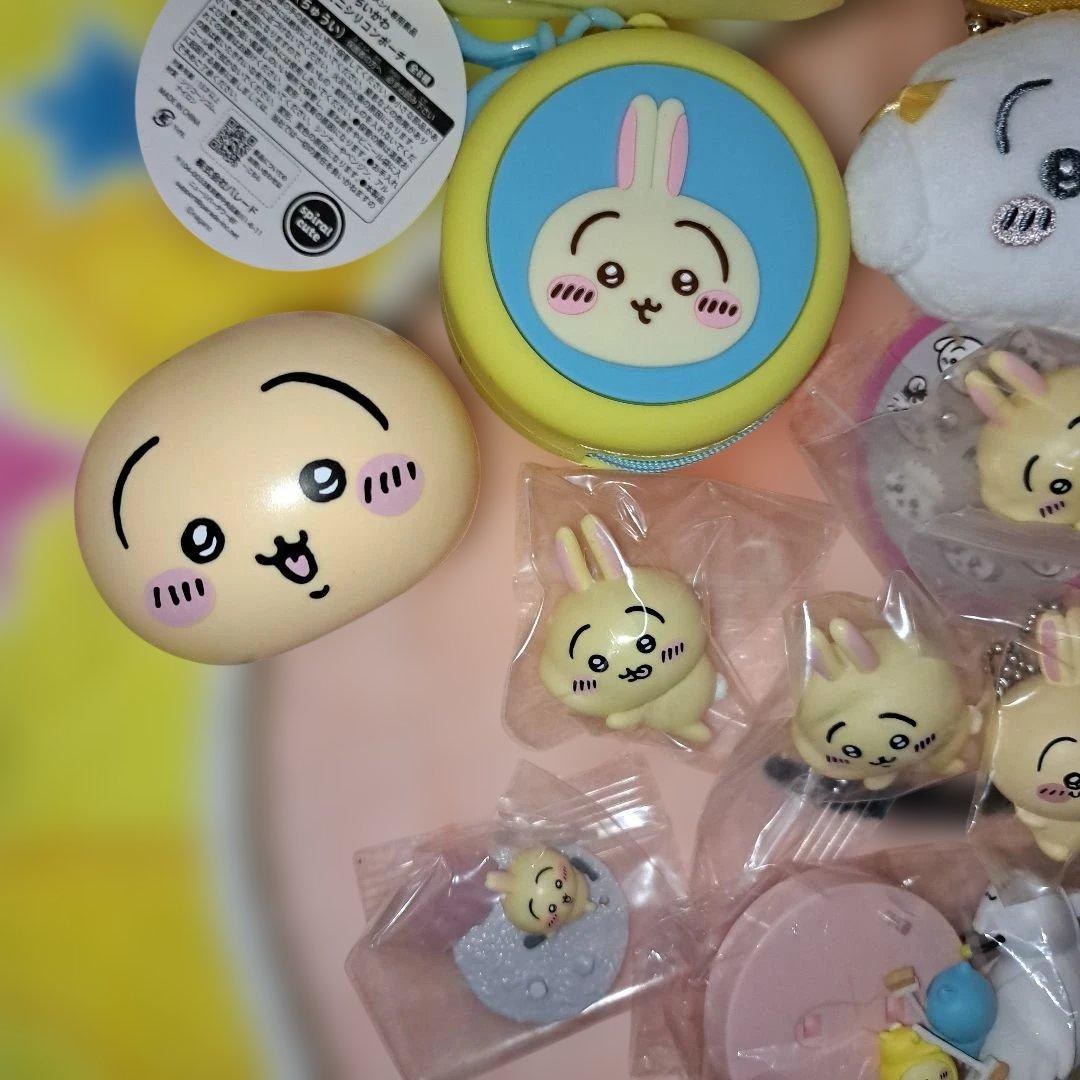 ちいかわ うさぎ ゾンビフィギュア ミニがま口 シリコンポーチ まとめ売り