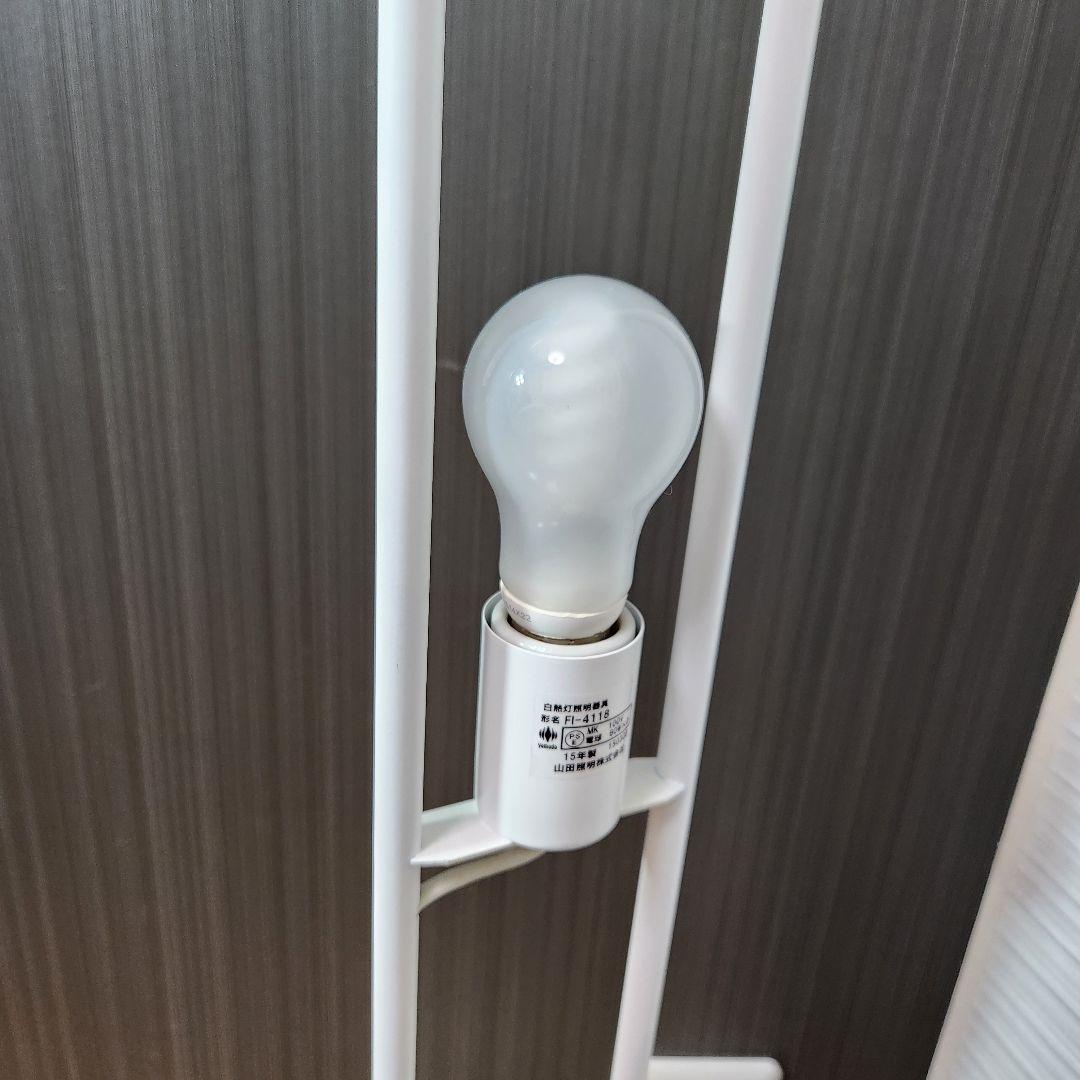 定価8万☆山田照明 インテリアスタンド アールスクエア プリーツ FI-4118