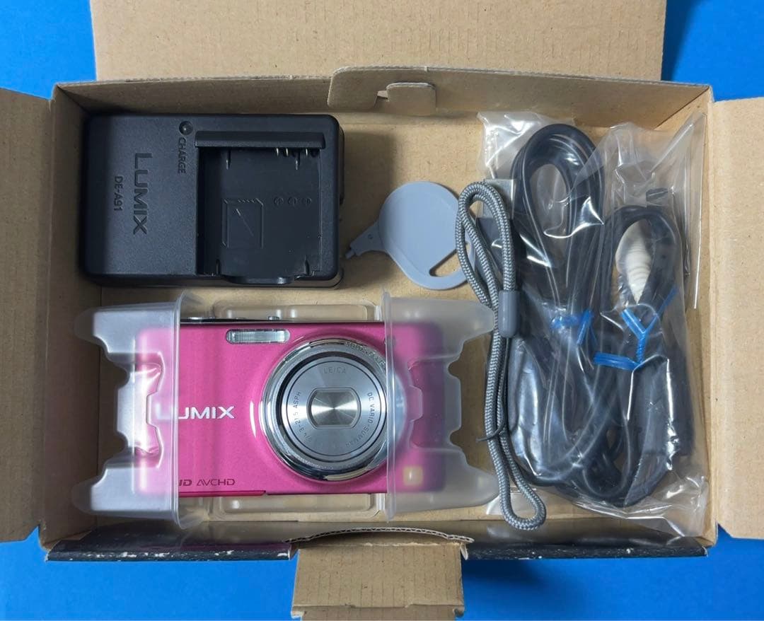 【美品】Panasonic LUMIX DMC-FX77 ピンク 箱付
