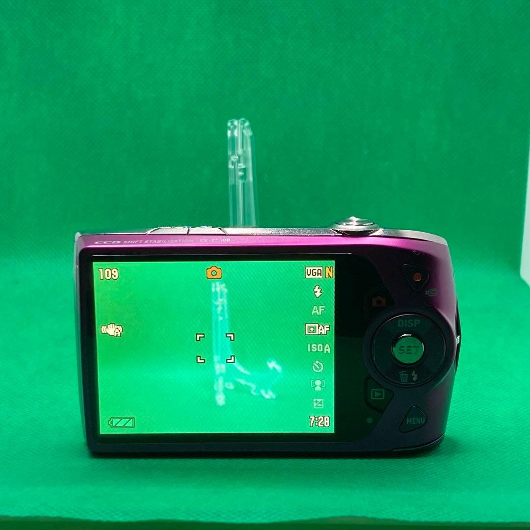 【動作良好】CASIO カシオ EXILIM EX-Z2300 パープル