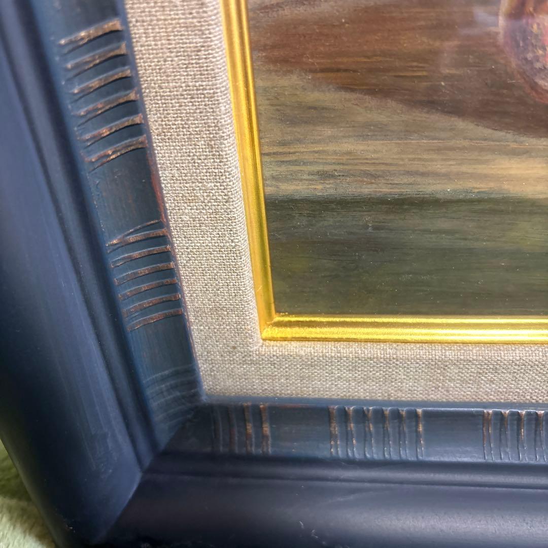 静物画　ザクロとドライフラワー