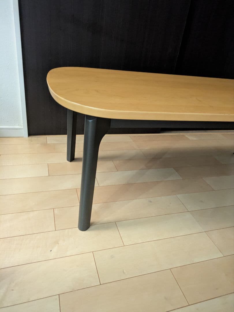 ナチュラルウッド 長方形テーブル 120cm×55cm ベルメゾン