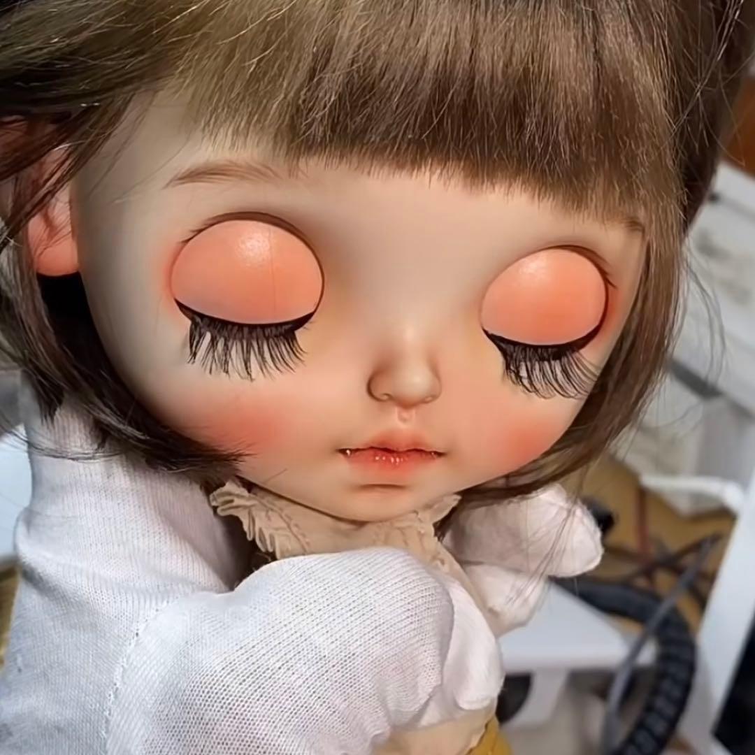 カスタムブライス かわいい 人形 ナチュラル 海外作家様 幼い 妹ちゃん