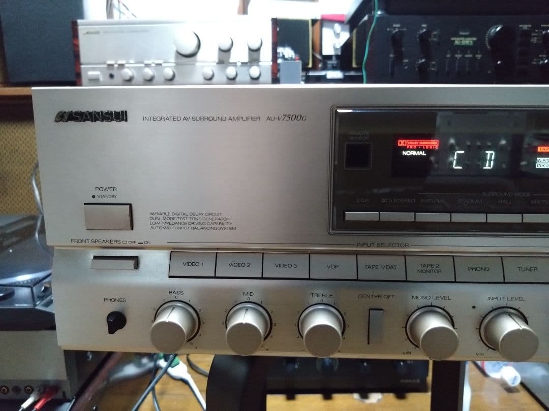 SANSUI AVアンプ AU-V7500G ジャンク品