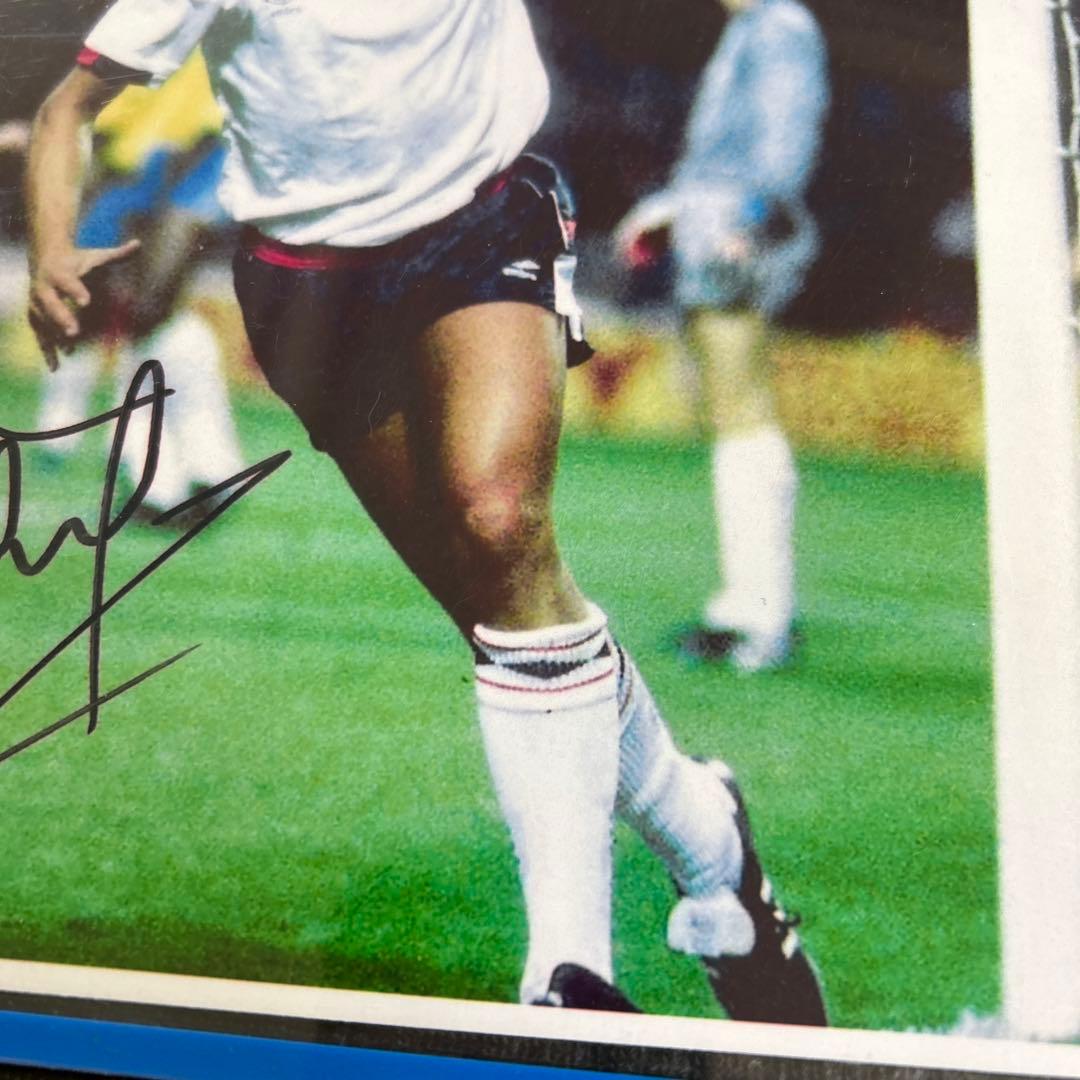 ガリーリネカー　直筆サイン入り　イングランド代表　8x10フォト