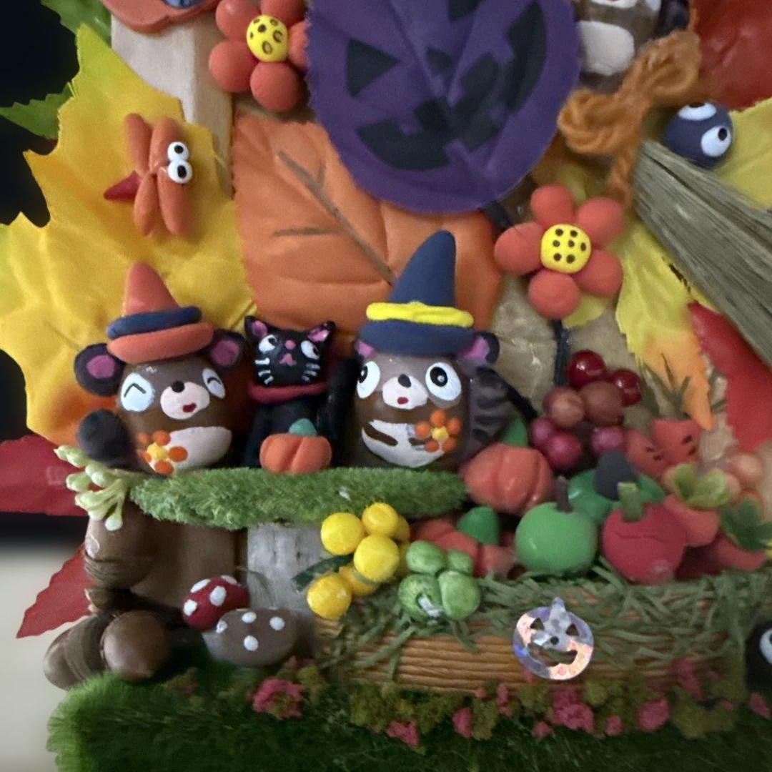 どんぐりアート♡収穫オブジェ・お月見＆Halloweenリバーシブルオブジェ♡