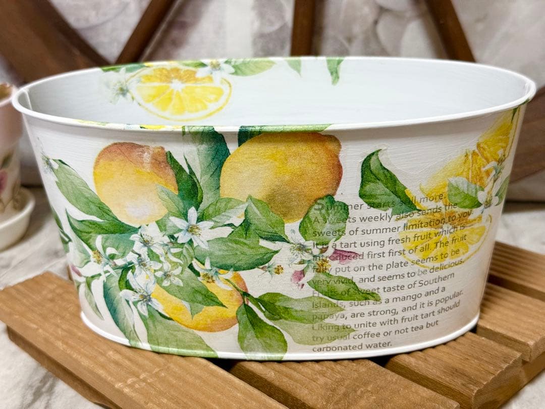 リメイクタイル※オーバル型鉢カバー※リメ缶※ウォールプランター※デコパージュ