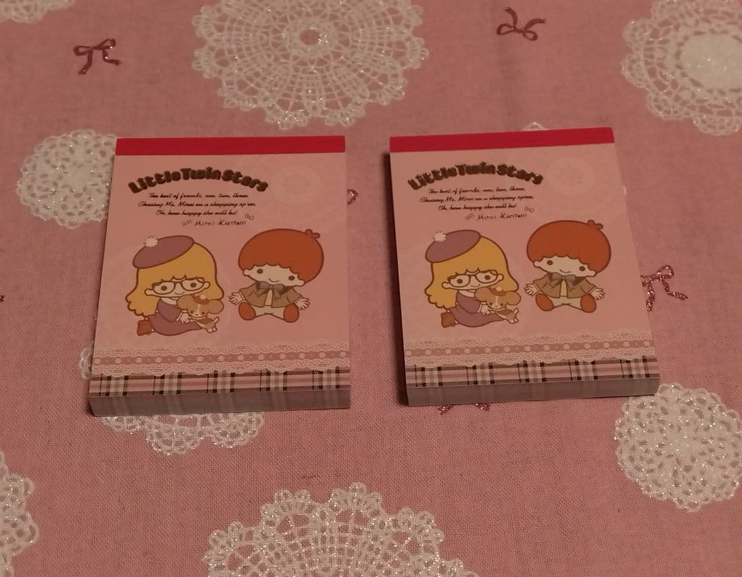 キキララ　桐谷美玲　ミニメモ　同じもの　２点セット　当時