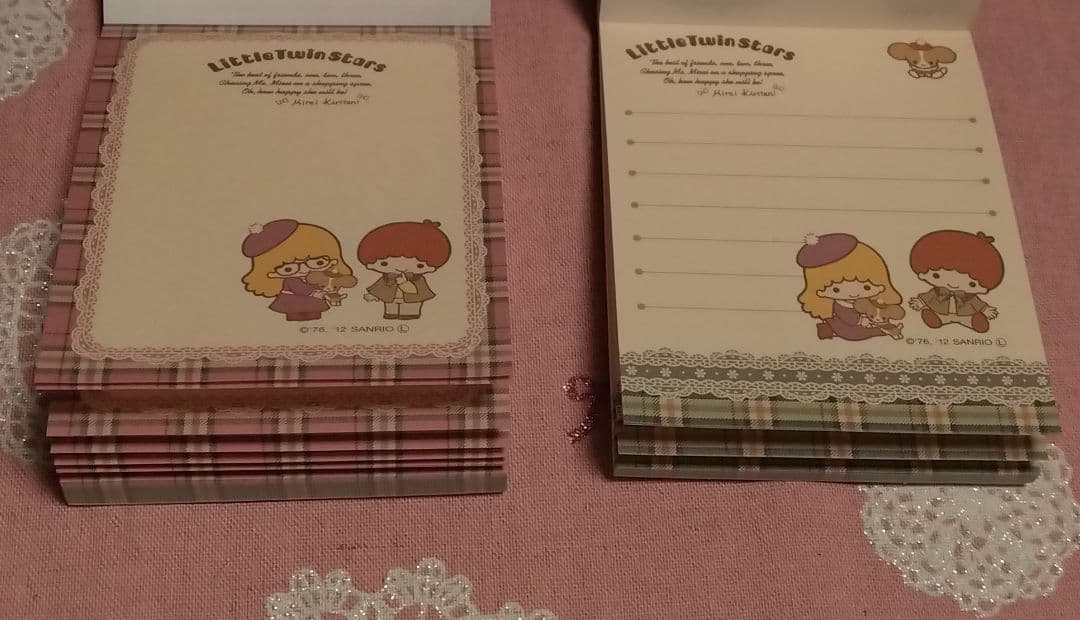 キキララ　桐谷美玲　ミニメモ　同じもの　２点セット　当時