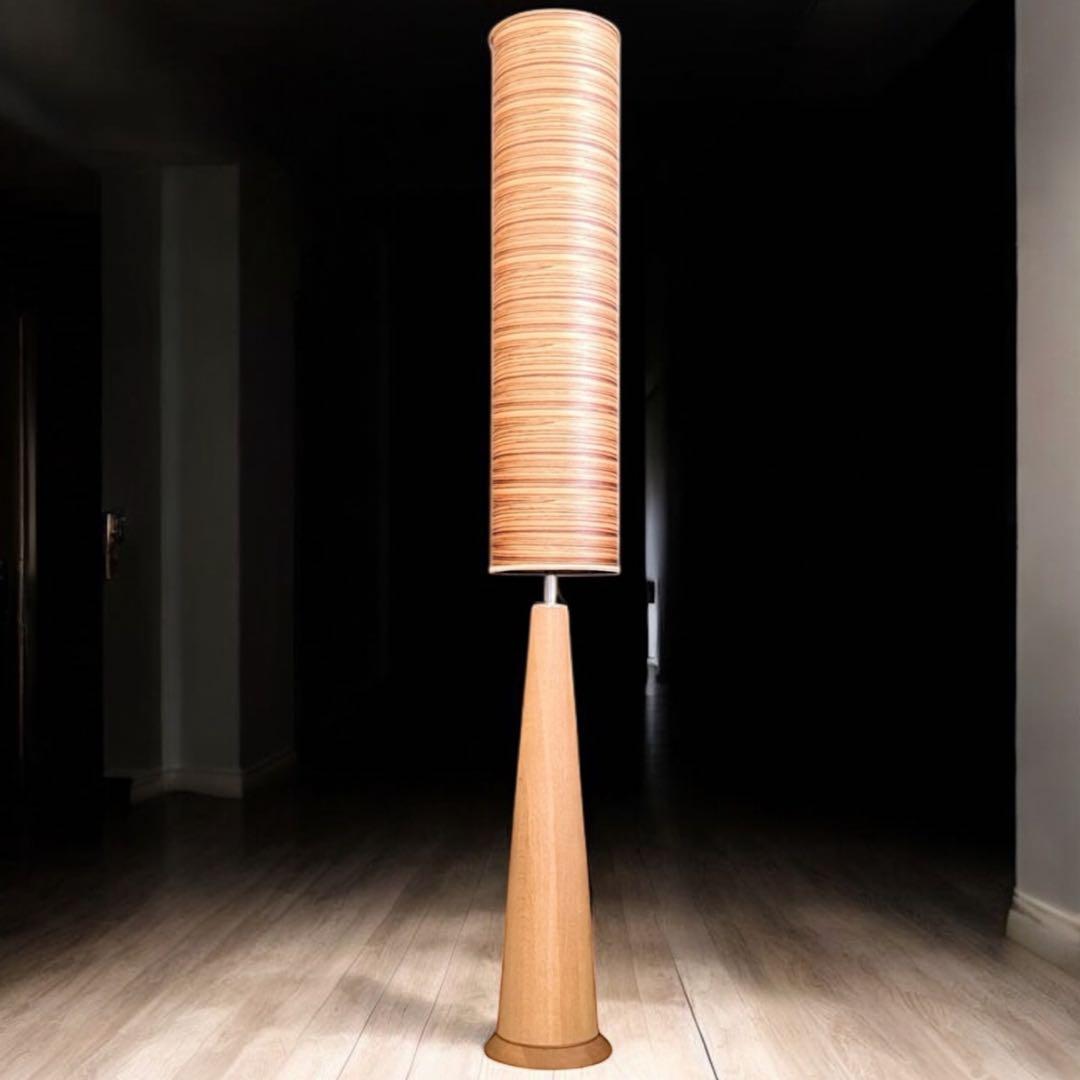 HR726希少モデル　karimoku/カリモク　オーク無垢材 フロアスタンド