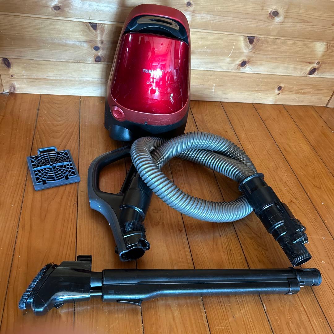 2019年製 東芝 掃除機 軽い　紙パック式 キャニスター型 VC-PH9-R