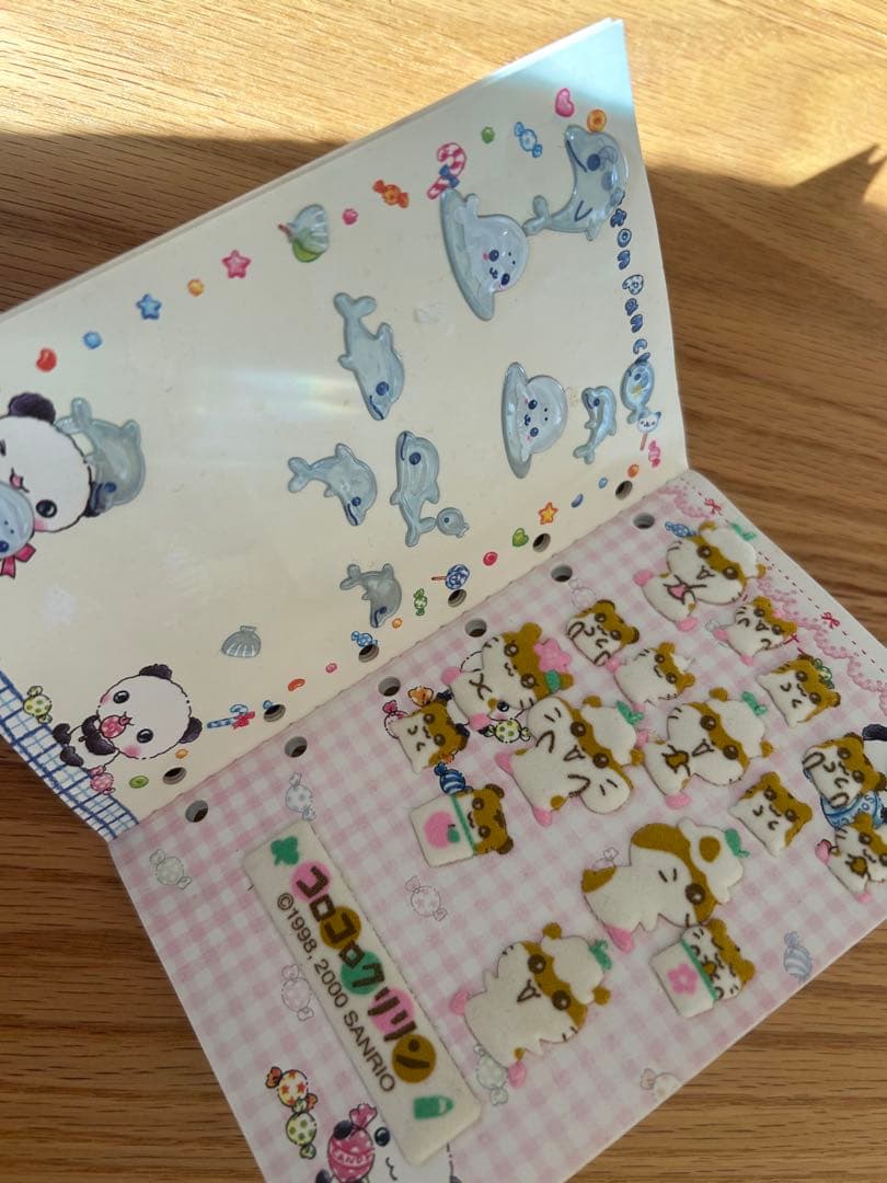 平成レトロ　当時物　シール帳　ぱんちゃん　ハムちゃんズワールド　希少