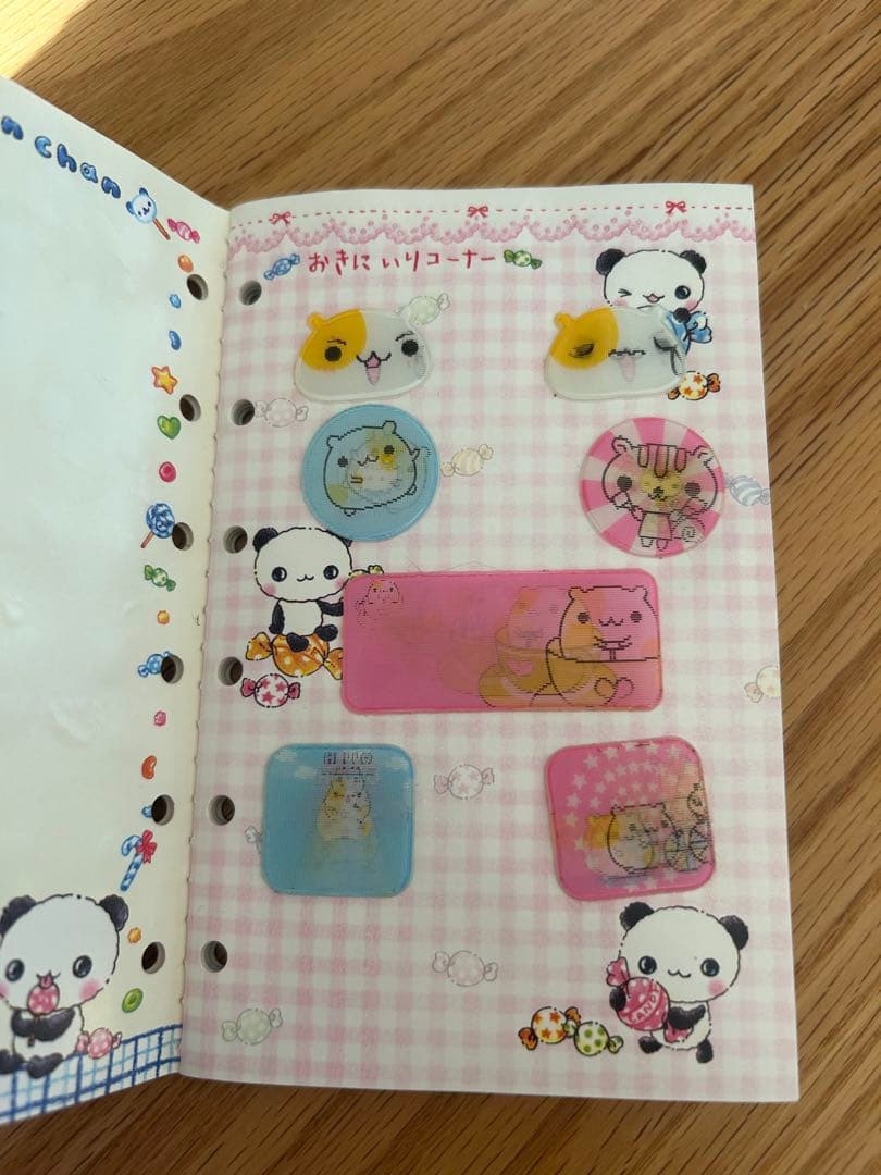 平成レトロ　当時物　シール帳　ぱんちゃん　ハムちゃんズワールド　希少