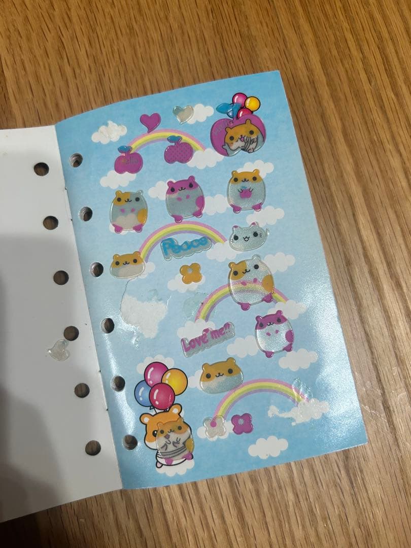 平成レトロ　当時物　シール帳　ぱんちゃん　ハムちゃんズワールド　希少