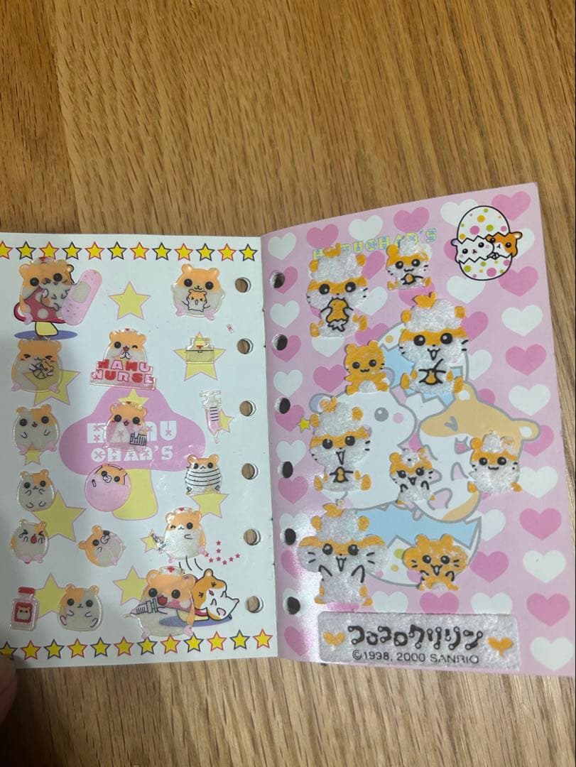 平成レトロ　当時物　シール帳　ぱんちゃん　ハムちゃんズワールド　希少