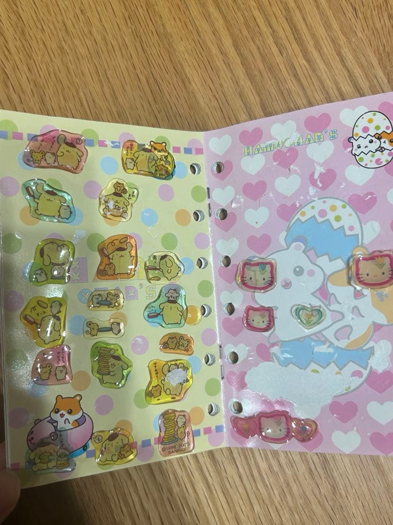 平成レトロ　当時物　シール帳　ぱんちゃん　ハムちゃんズワールド　希少