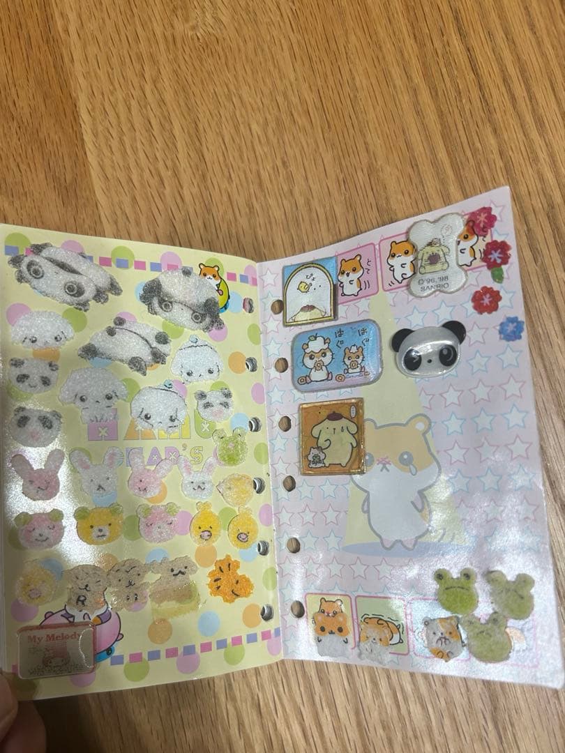 平成レトロ　当時物　シール帳　ぱんちゃん　ハムちゃんズワールド　希少