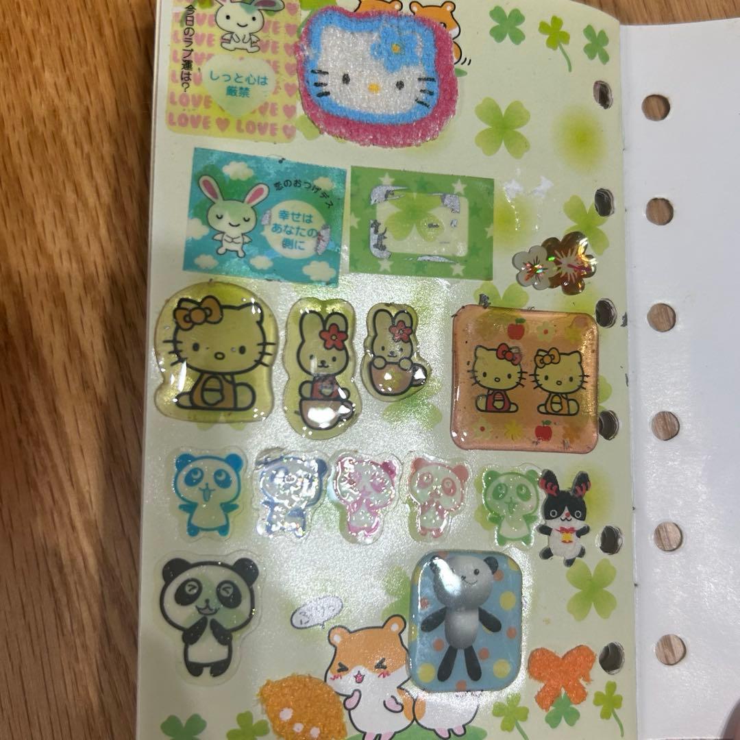 平成レトロ　当時物　シール帳　ぱんちゃん　ハムちゃんズワールド　希少