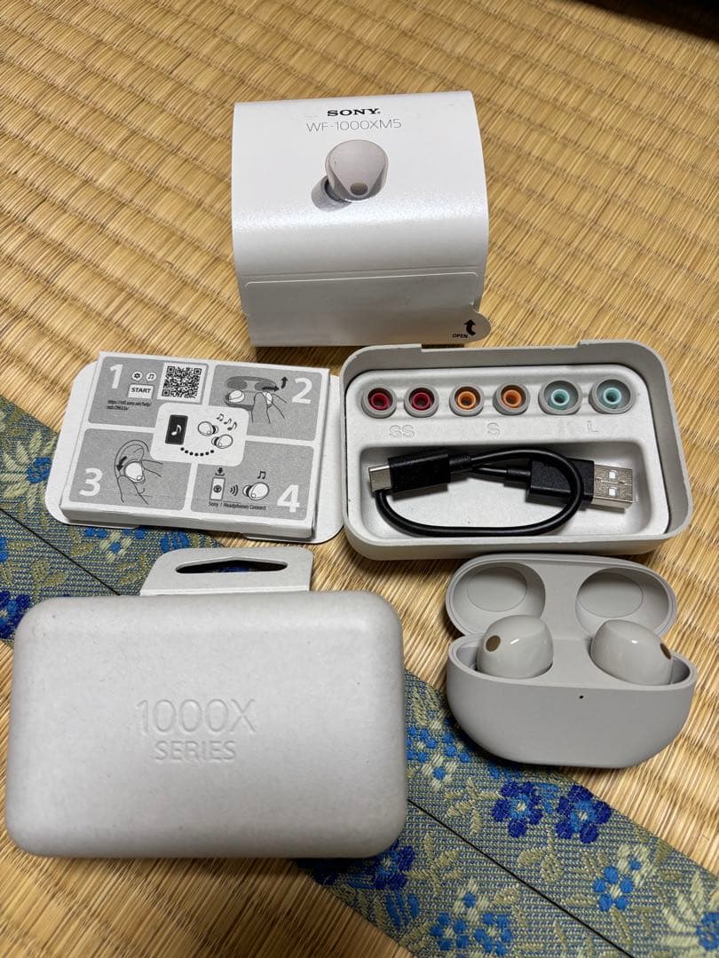 【開封のみの新品】SONY WF-1000XM5 プラチナシルバー