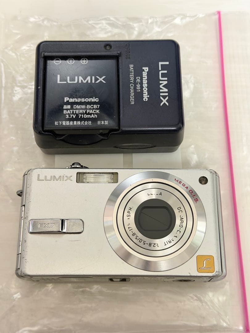 動作品 Panasonic LUMIX DMC-FX7 デジタルカメラ