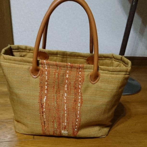 名古屋帯を使った ハンドバッグ