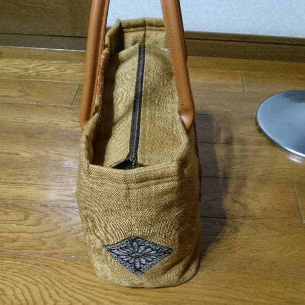 名古屋帯を使った ハンドバッグ
