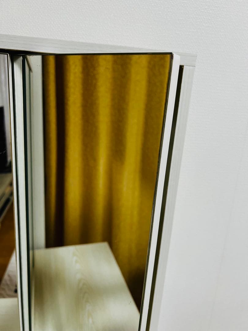 ホワイト 三面鏡 ドレッサー　組み立て済み