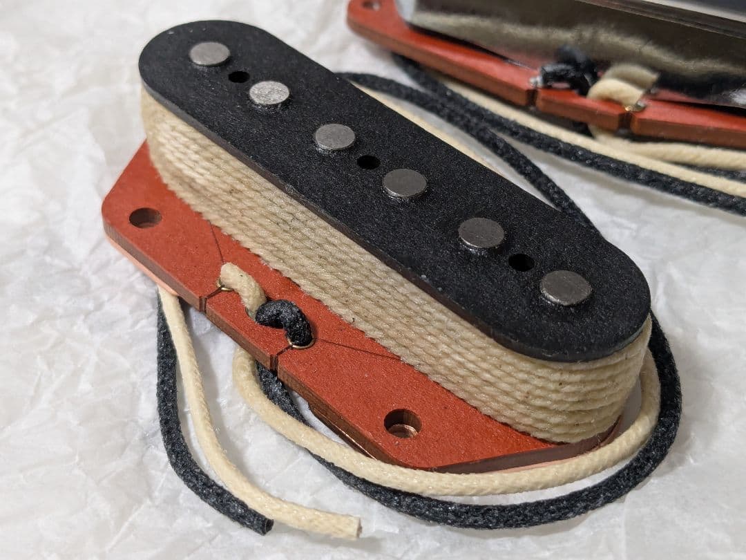 アルニコV 　ピックアップ 　セット　テレ 　クロスワイヤー　レッドファイバー