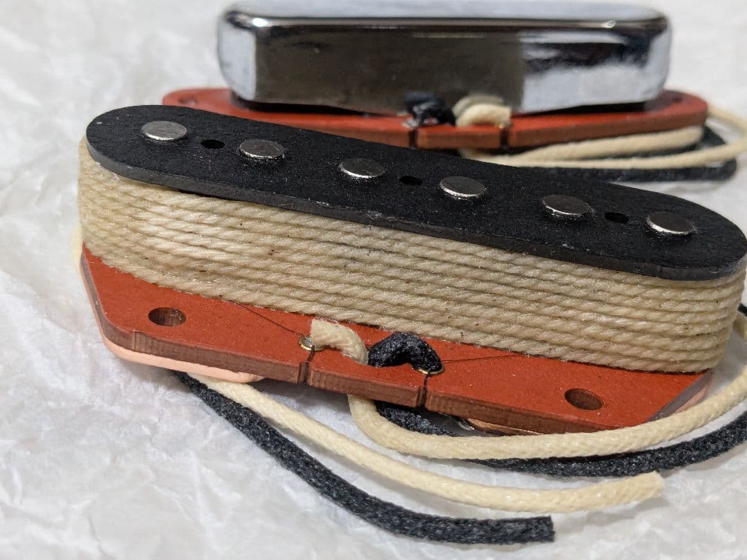 アルニコV 　ピックアップ 　セット　テレ 　クロスワイヤー　レッドファイバー