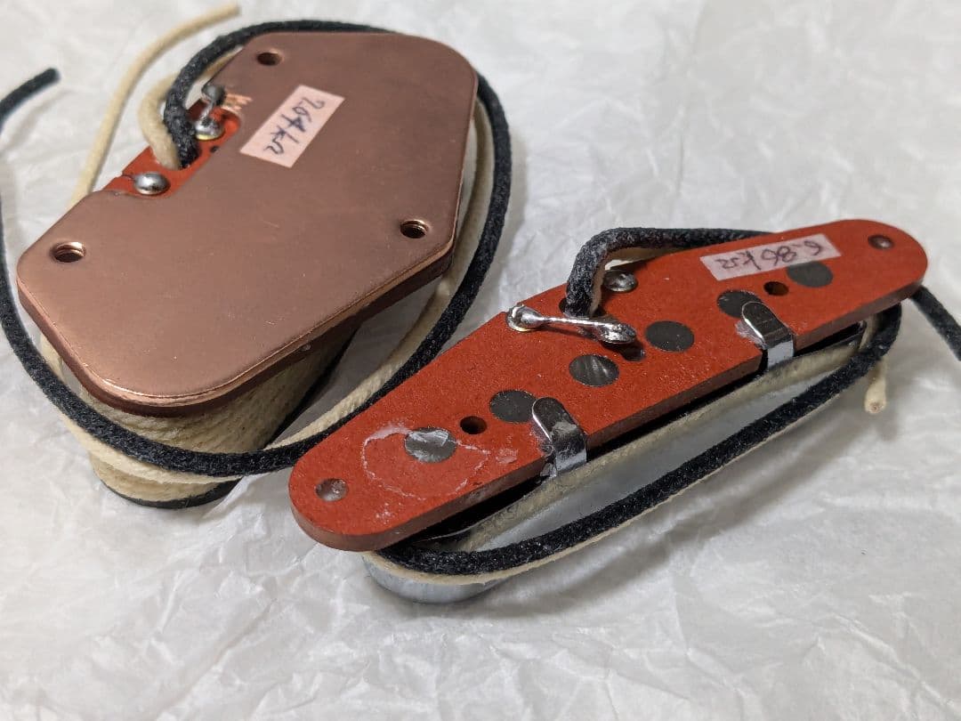 アルニコV 　ピックアップ 　セット　テレ 　クロスワイヤー　レッドファイバー