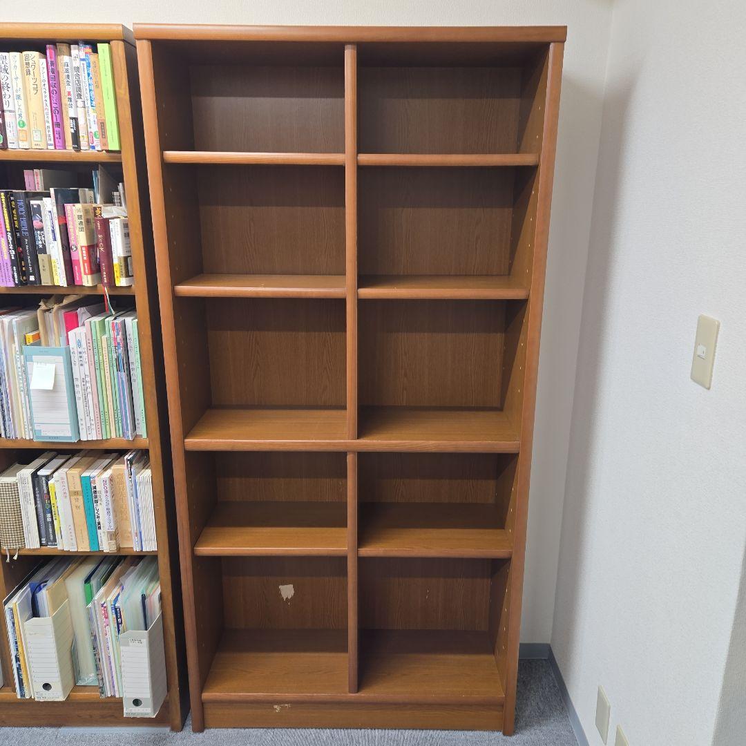 中古　本棚　小島工芸 ハイタイプ90アコード　ウォールモカ　90x30x180