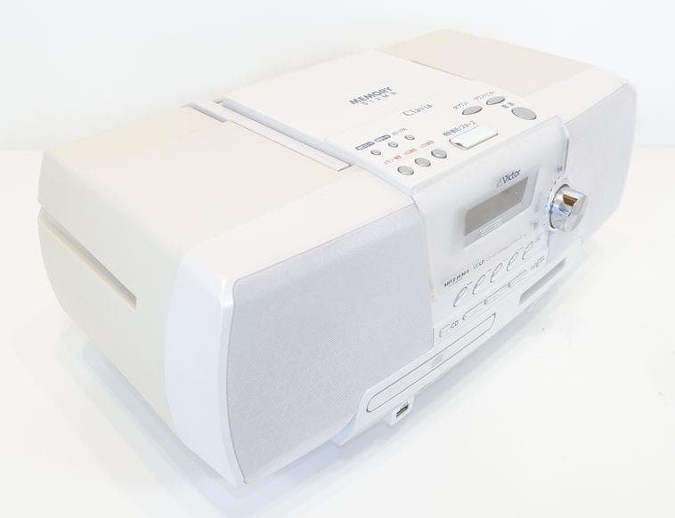 美品 Victor ビクター RD-M2-W Clavia CD MD ラジカセ