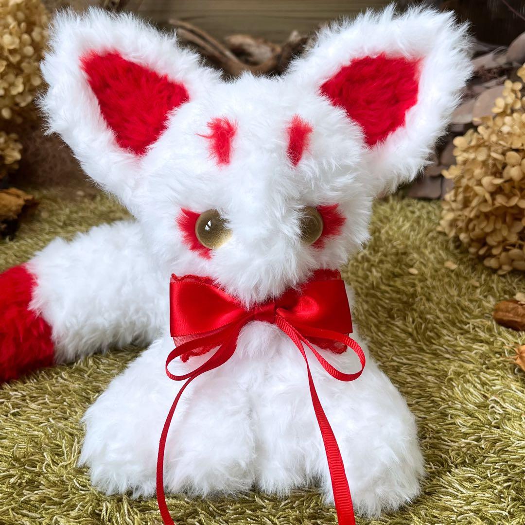 【sample】　あみぐるみ　ぬいぐるみ　アートドール 幻獣　狐