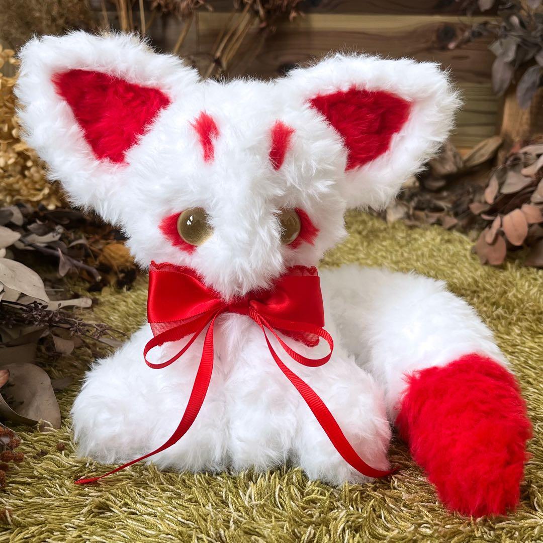 【sample】　あみぐるみ　ぬいぐるみ　アートドール 幻獣　狐