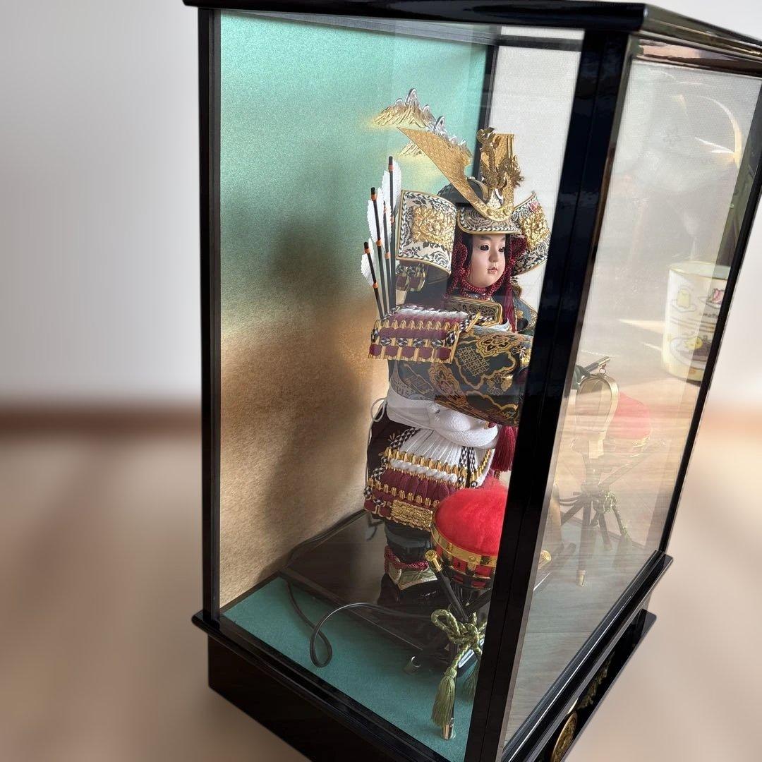 美品　久月　五月人形　すこやか若大将飾