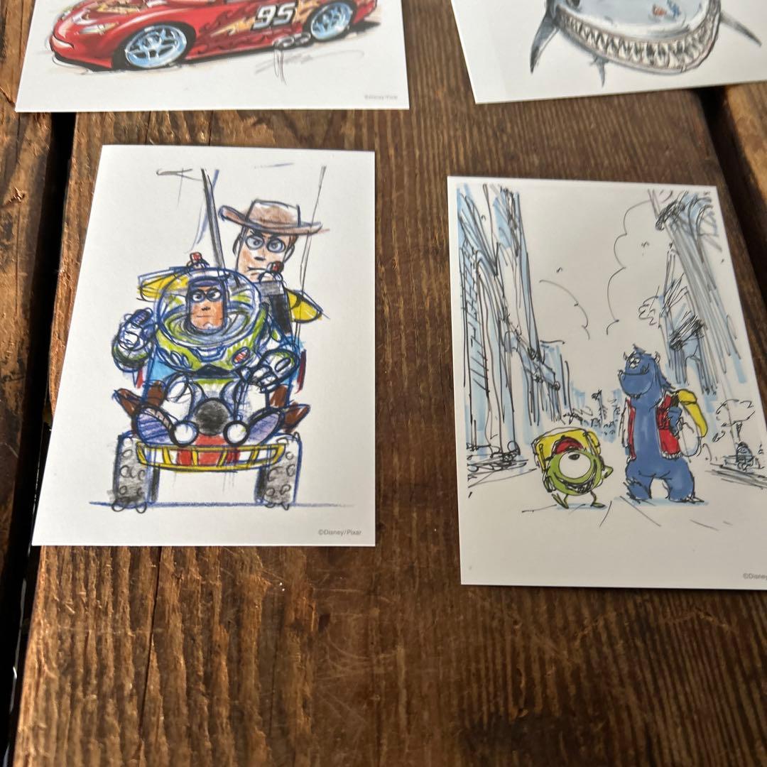 未開封　PIXAR 30周年 アートポストカード 10枚 まとめ売り
