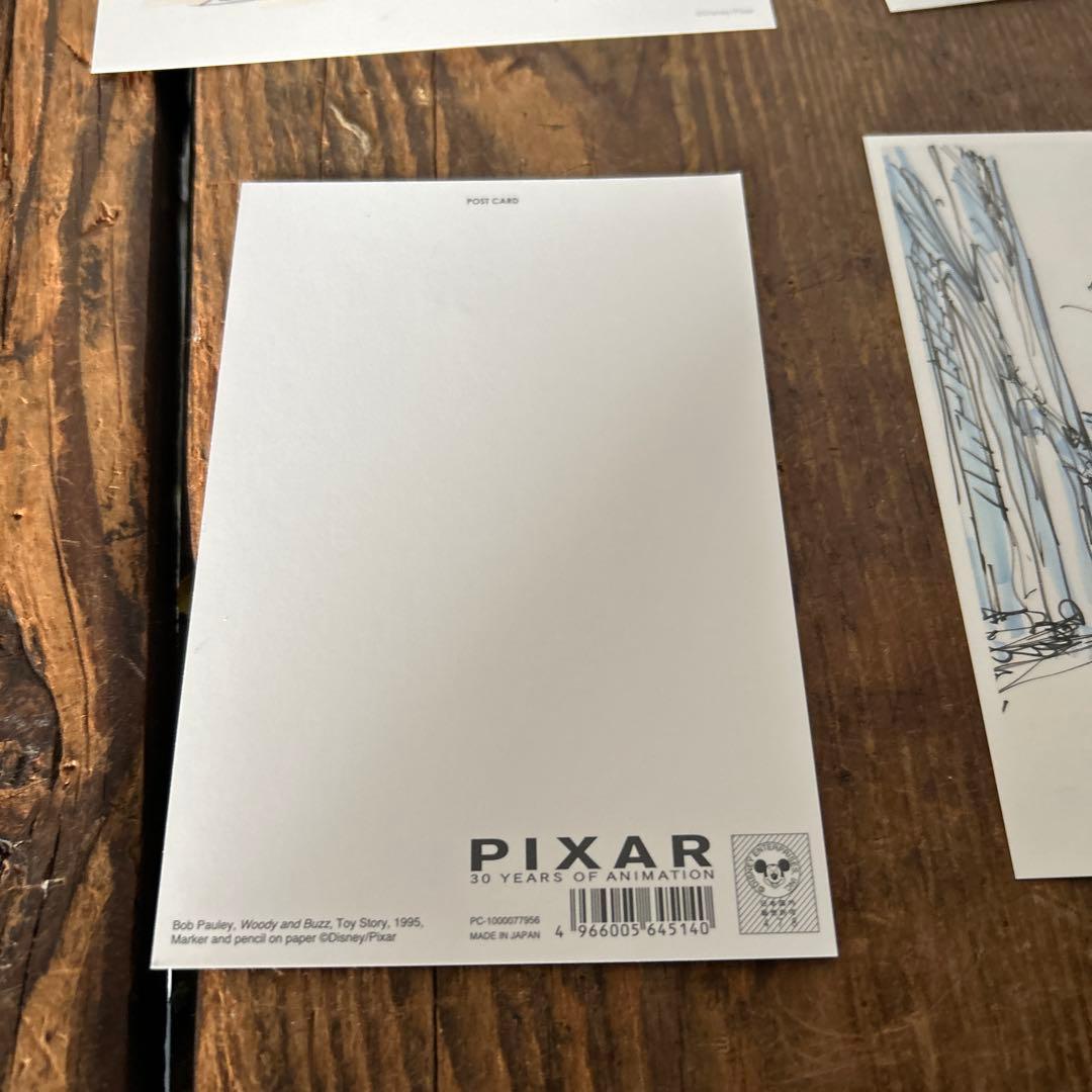 未開封　PIXAR 30周年 アートポストカード 10枚 まとめ売り