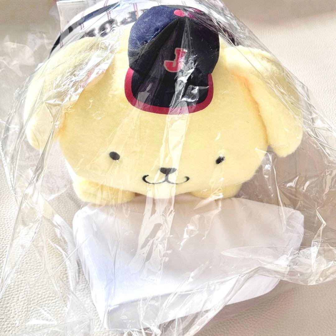タイトーくじ 侍ジャパン サンリオ A賞 ポムポムプリンぬいぐるみ