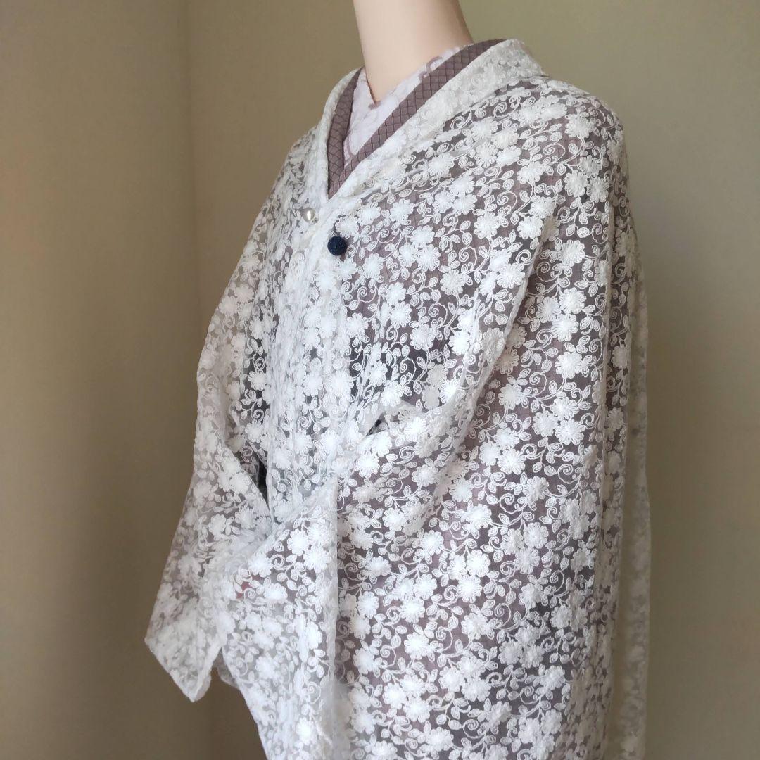 国産刺繍レース/バニラ・シアーなモモンガカーディガン