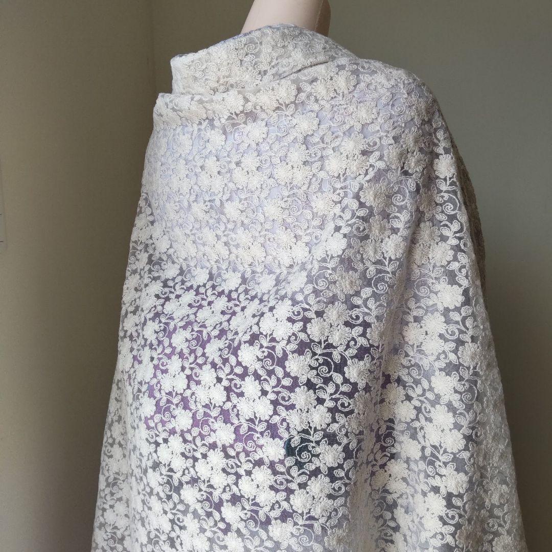 国産刺繍レース/バニラ・シアーなモモンガカーディガン