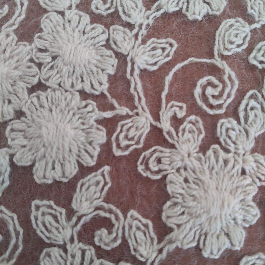 国産刺繍レース/バニラ・シアーなモモンガカーディガン