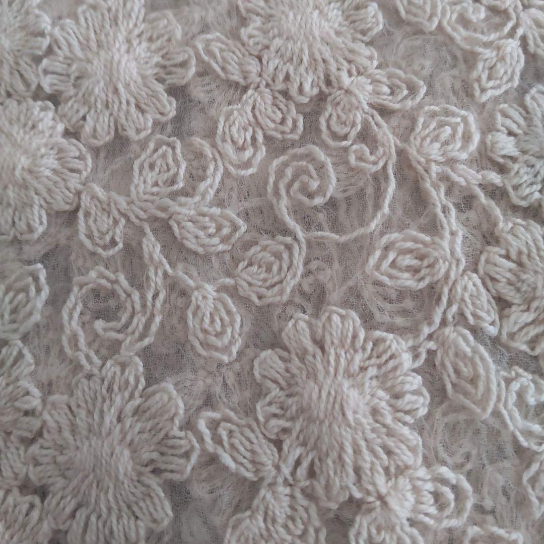 国産刺繍レース/バニラ・シアーなモモンガカーディガン