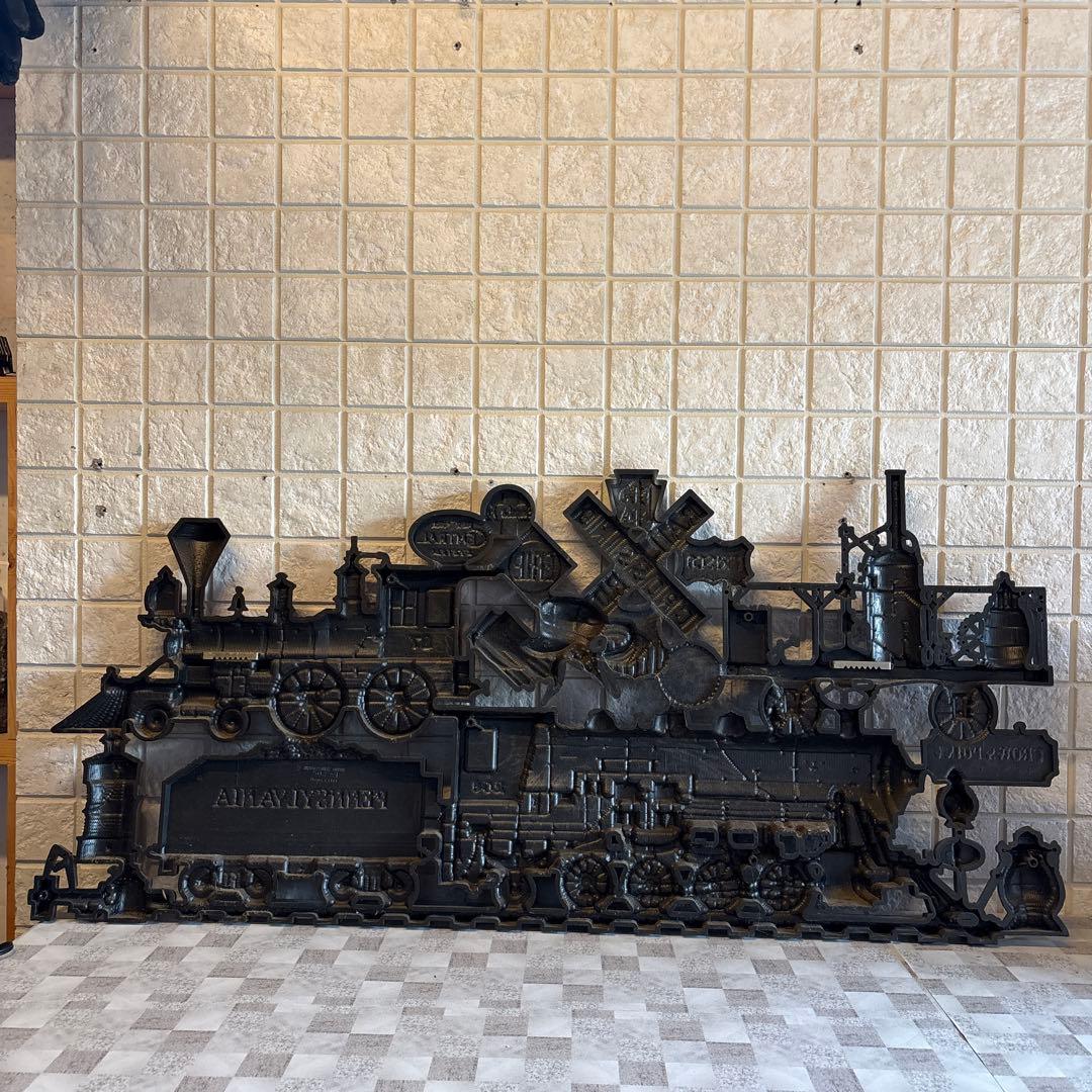 蒸気機関車 鉄道列車 壁掛け アメリカ雑貨 看板 ヴィンテージ レトロ