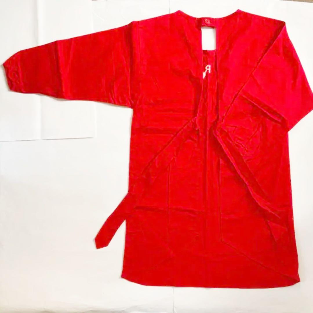 割烹着(かっぽう着)☆レディス・刺繍柄☆新品未着用)☆お料理