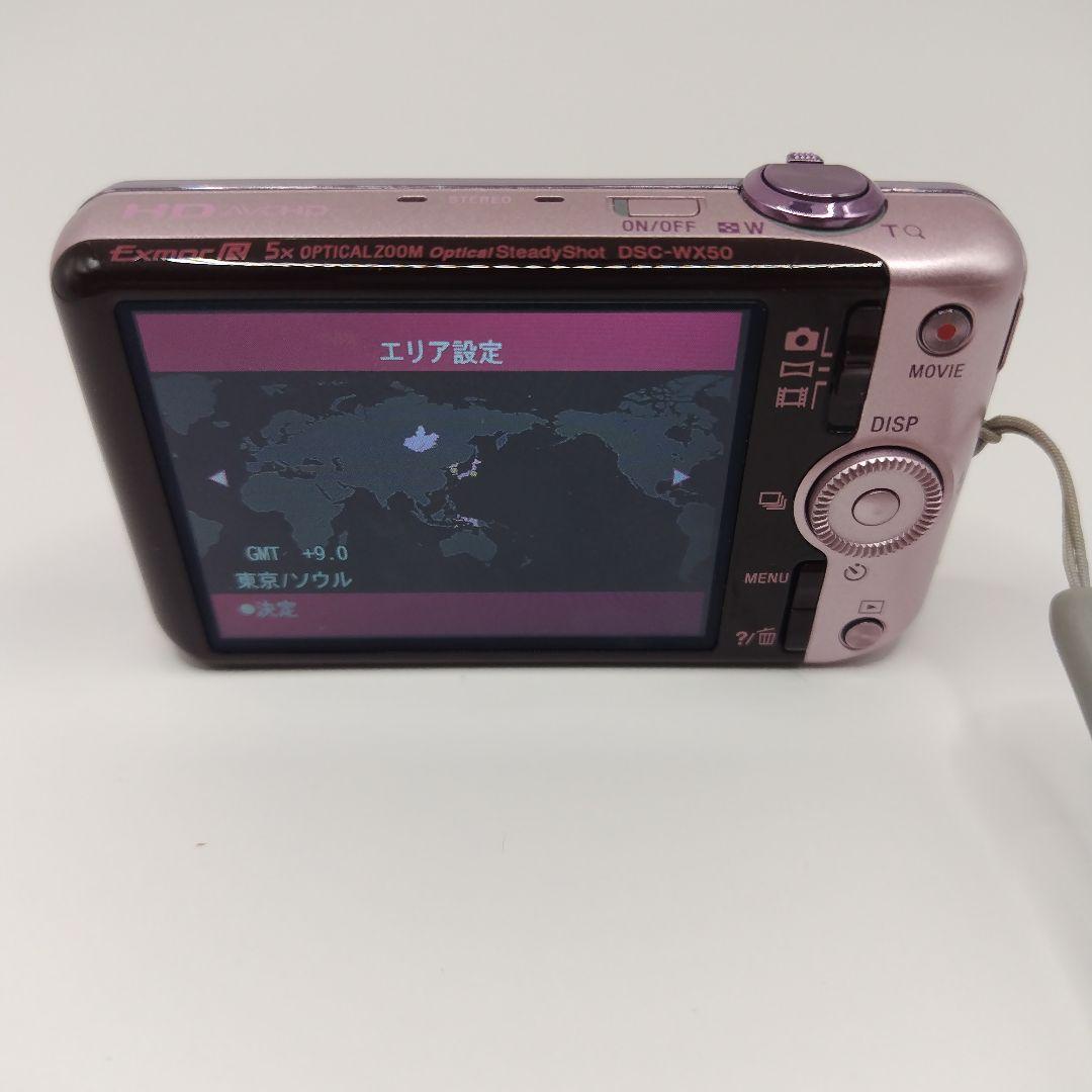 SONYデジカメ Cyber-shot DSC-WX50 ピンク ケース充電器付